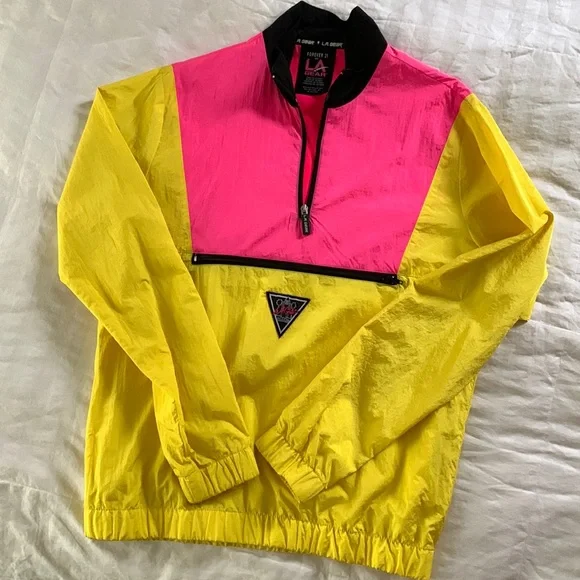 Neon Windbreaker Yellow Windbreaker Pink Pink Victoria's